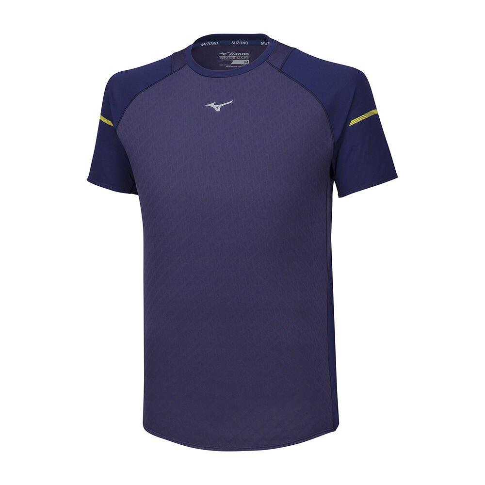 Mizuno Men's T-Shirts Alpha Peacock - BTMKOQH-94